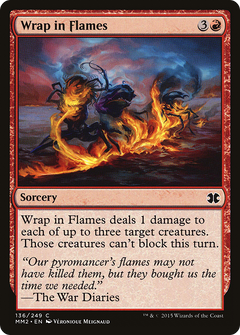 Wrap in Flames - Foil