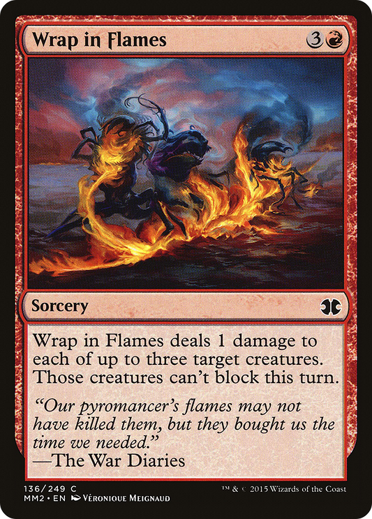 Wrap in Flames - Foil