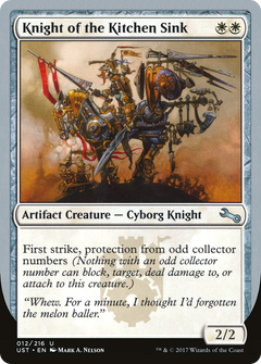 Knight of the Kitchen Sink (Odd Collector Numbers)