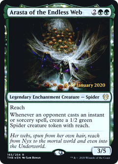 Arasta of the Endless Web (165) (Prerelease) - Foil