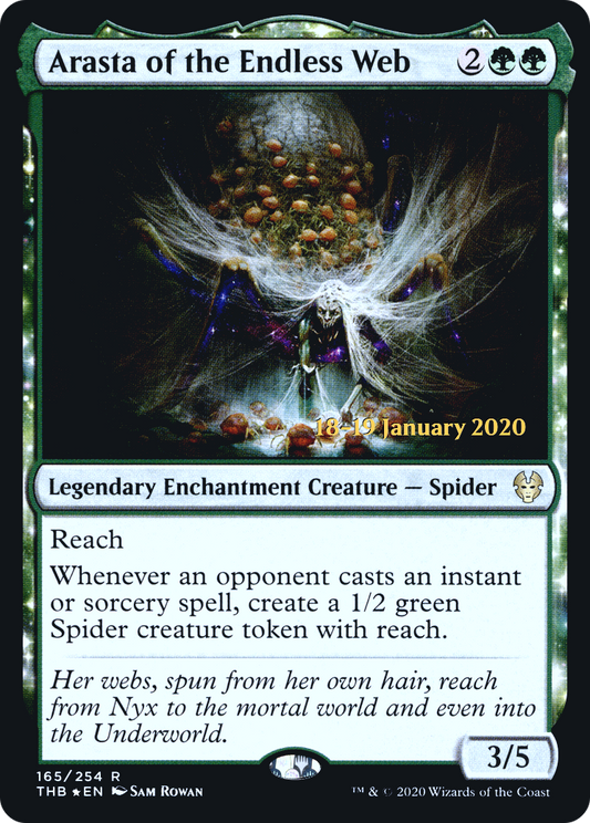 Arasta of the Endless Web (165) (Prerelease) - Foil