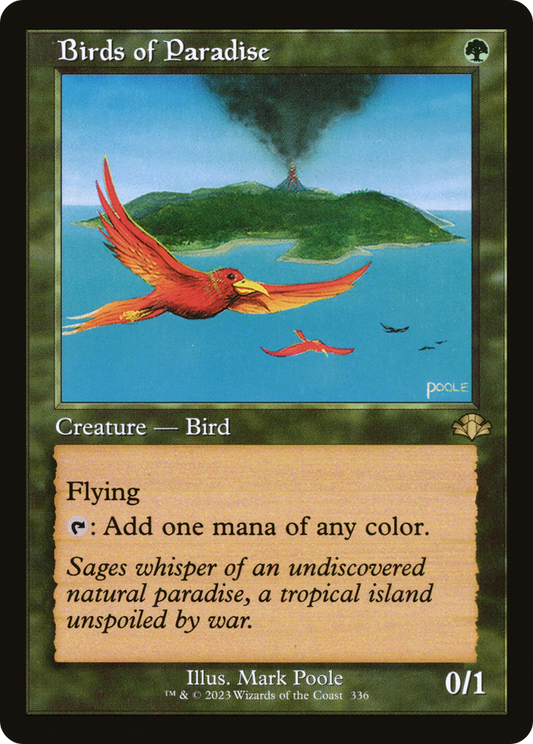 Birds of Paradise (336) (Retro Frame) - Foil