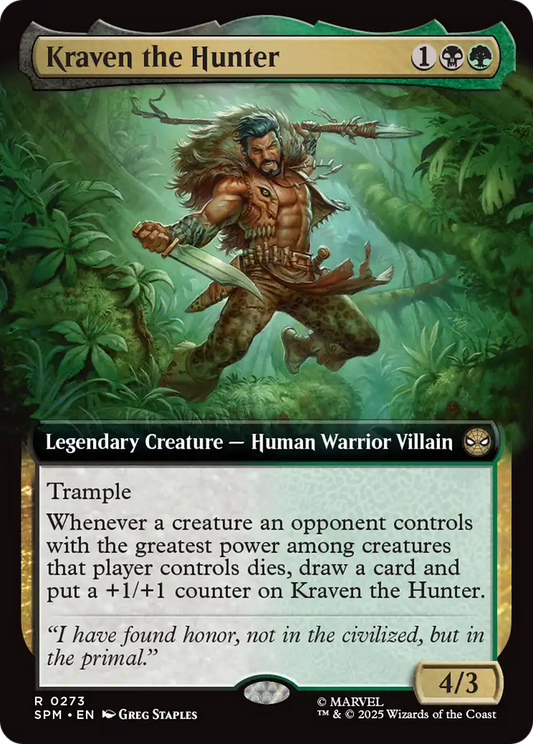 Kraven the Hunter (0273) (Extended Art) - Foil