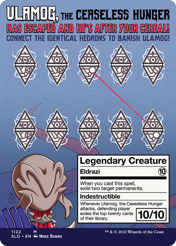 Ulamog, the Ceaseless Hunger (1122) (Reversible) (Showcase) (SLD) - Foil