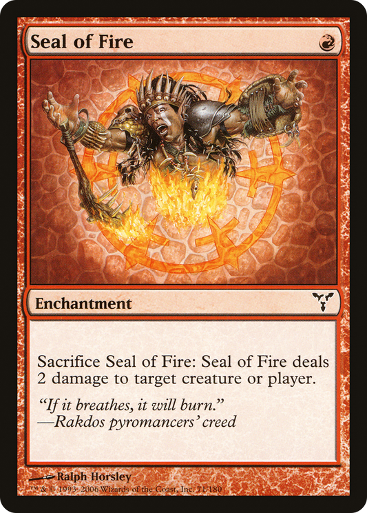 Seal of Fire - Foil