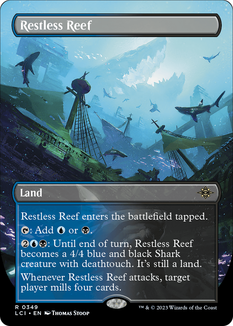 Restless Reef (0349) (Borderless) - Foil