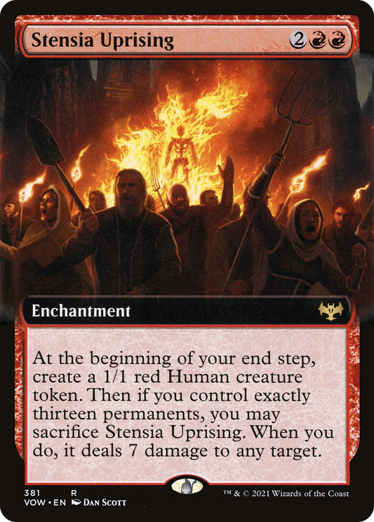 Stensia Uprising (381) (Extended Art) - Foil