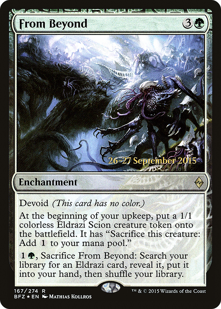 From Beyond (167) (Prerelease) - Foil