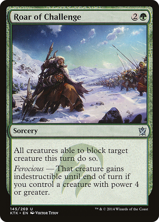 Roar of Challenge - Foil