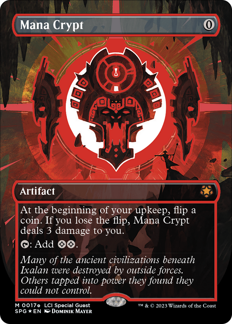 Mana Crypt (0017e) (Borderless) - Neon Ink