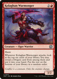 Kolaghan Warmonger - Foil