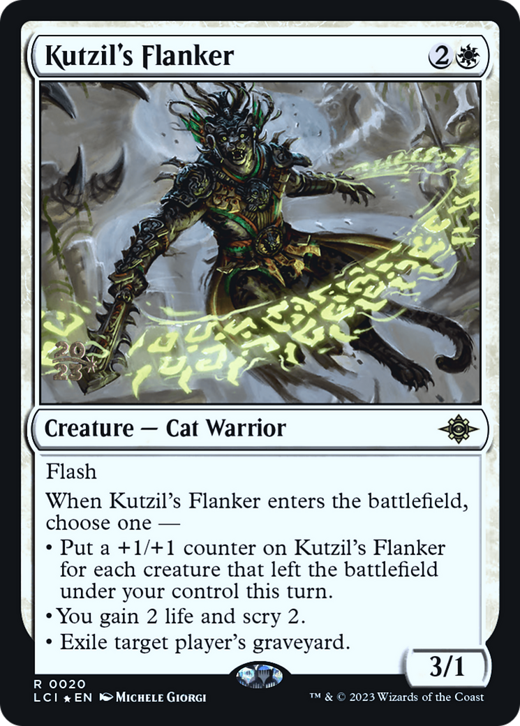 Kutzil's Flanker (0020) (Prerelease) - Foil