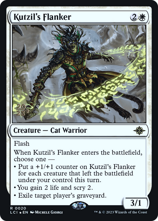 Kutzil's Flanker (0020) (Prerelease) - Foil