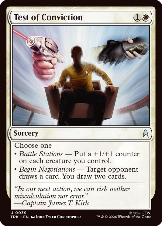 Test of Conviction (TRK) - Foil
