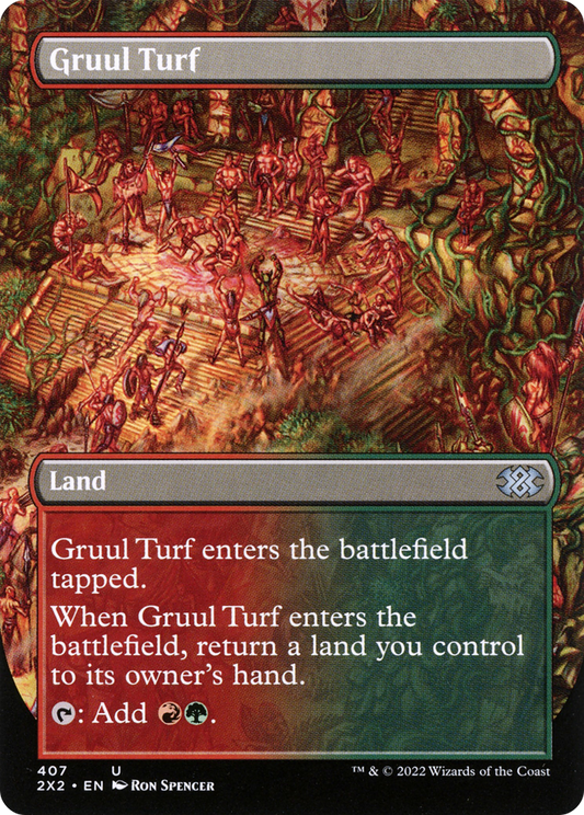 Gruul Turf (407) (Borderless) - Foil