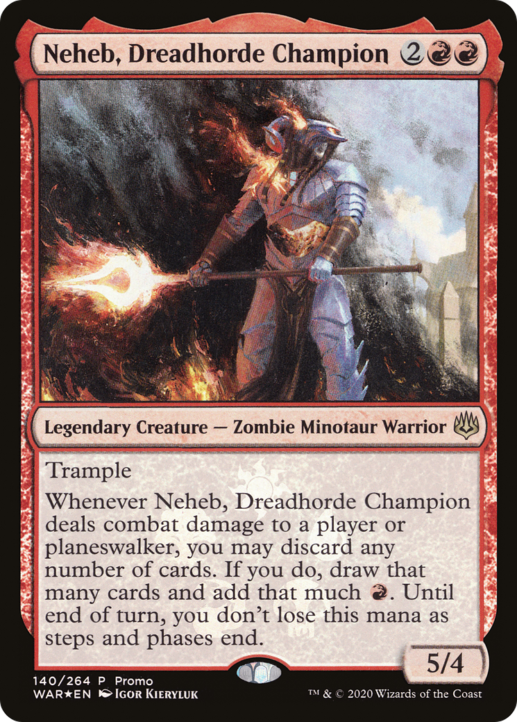 Neheb, Dreadhorde Champion - Foil - Resale Promo