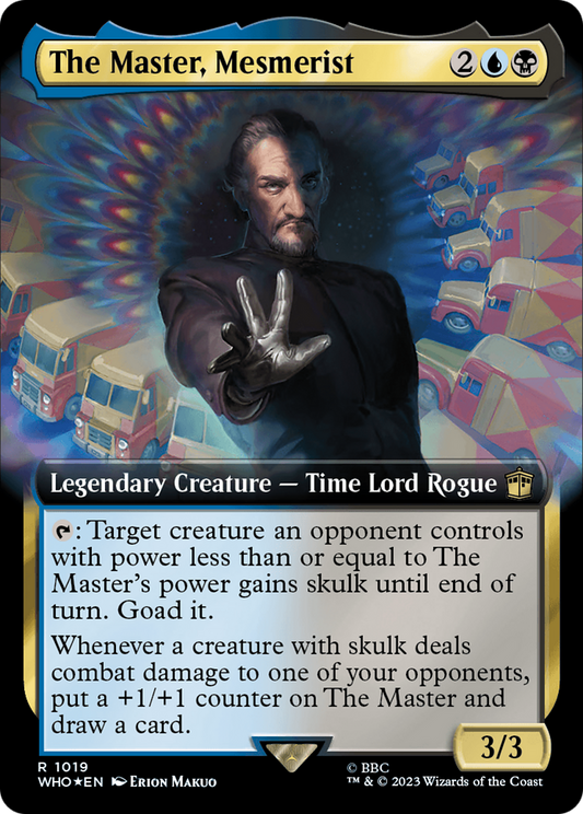 The Master, Mesmerist (1019) (Extended Art) - Surge Foil