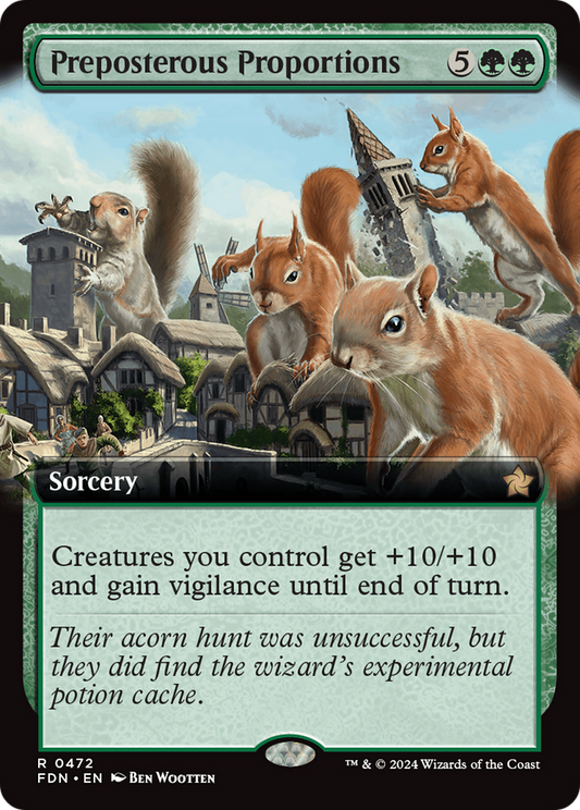 Preposterous Proportions (0472) (Extended Art) - Foil