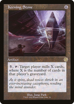 Keening Stone (026) (Retro Frame) - Foil