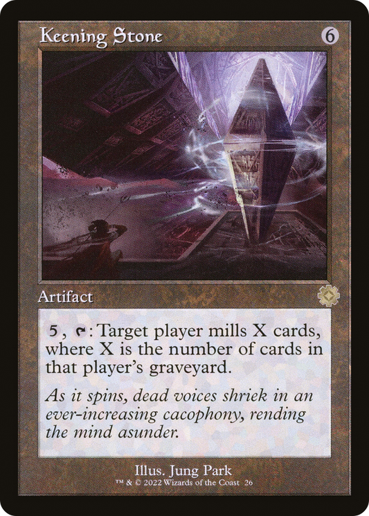 Keening Stone (026) (Retro Frame) - Foil