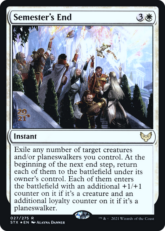 Semester's End (027) (Prerelease) - Foil