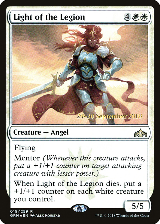 Light of the Legion (019) (Prerelease) - Foil