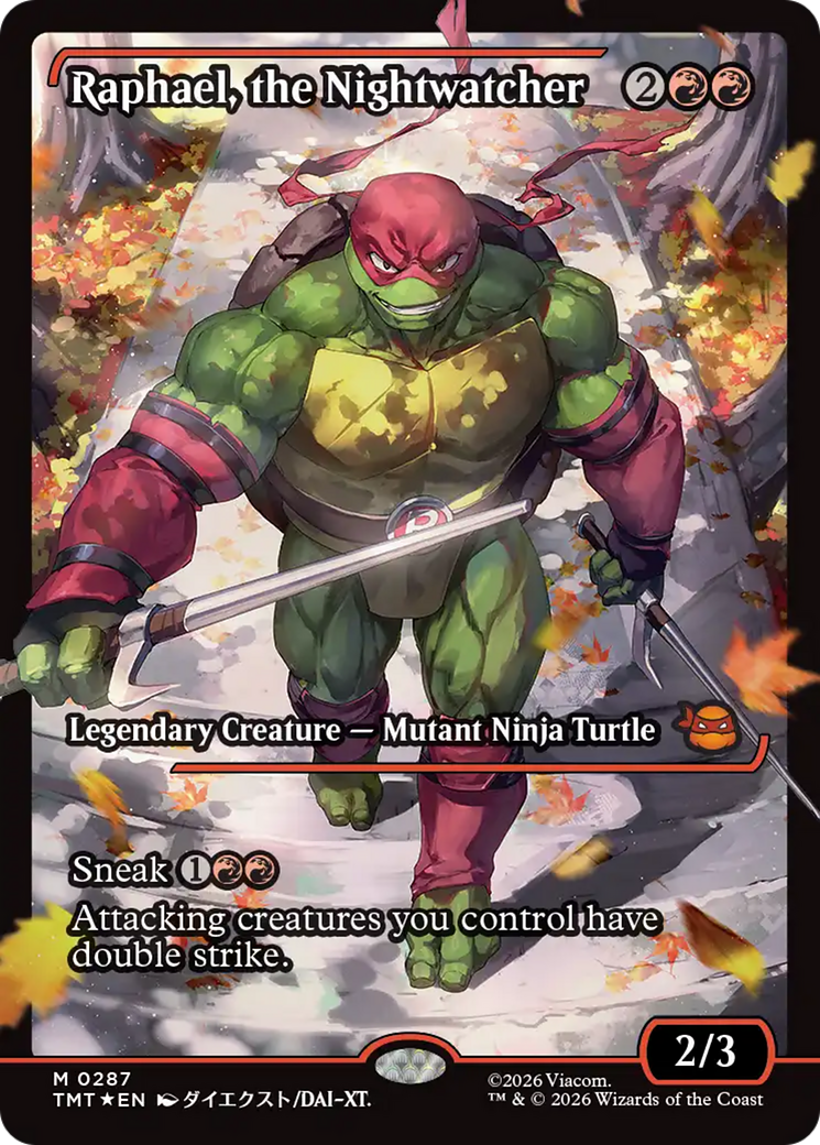 Raphael, the Nightwatcher (0287) (Showcase) (TMT) - Foil