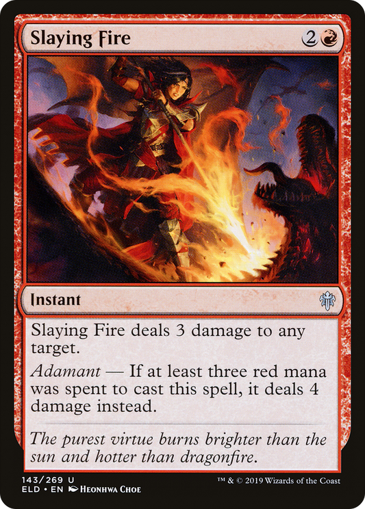 Slaying Fire - Foil