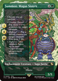 Summon: Magus Sisters (0200) (Borderless) - Foil