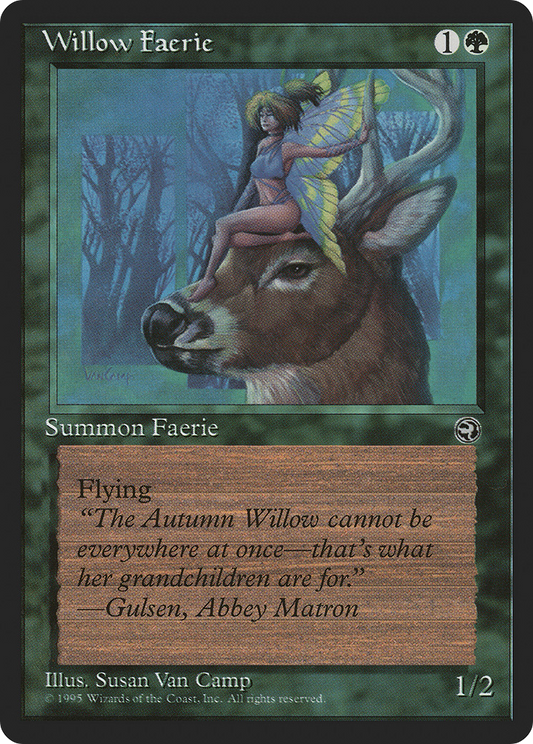 Willow Faerie (Sitting on Deer)