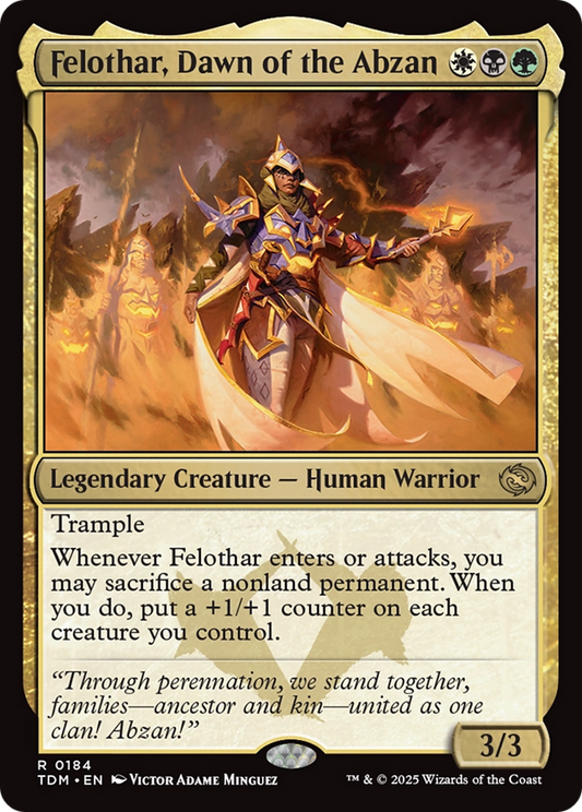 Felothar, Dawn of the Abzan - Foil