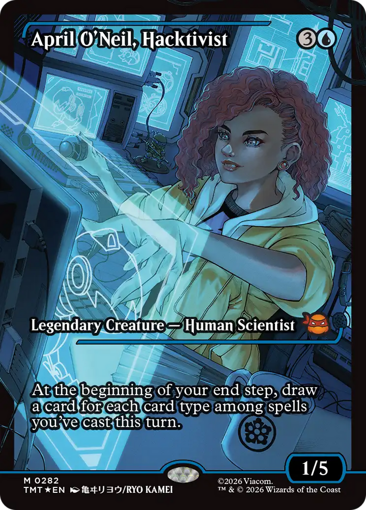April O'Neil, Hacktivist (0282) (Showcase) (TMT) - Foil