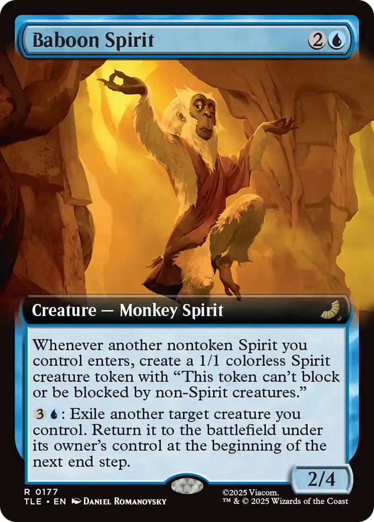 Baboon Spirit (0177) (Extended Art) - Foil tle