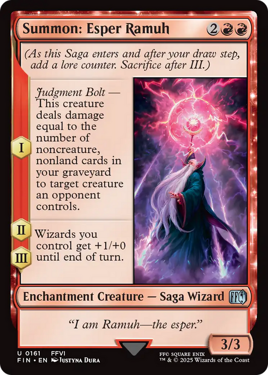 Summon: Esper Ramuh - Foil