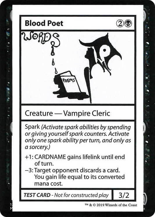 Blood Poet (No PW Symbol)