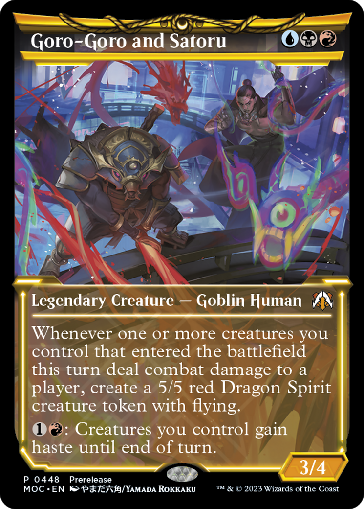 Goro-Goro and Satoru (0448) (Showcase) (Prerelease)