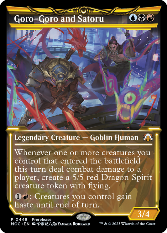 Goro-Goro and Satoru (0448) (Showcase) (Prerelease)
