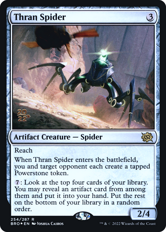 Thran Spider (254) (Prerelease) - Foil