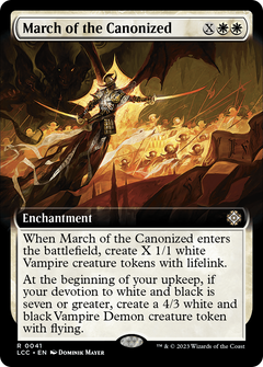 March of the Canonized (0041) (Extended Art)