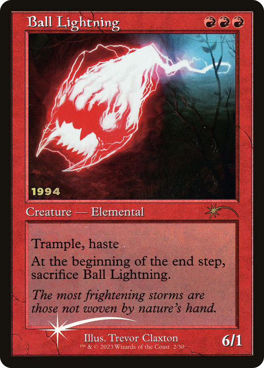 Ball Lightning (002) (1994) (Retro Frame) - Foil