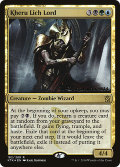 Kheru Lich Lord (182) (Prerelease) - Foil