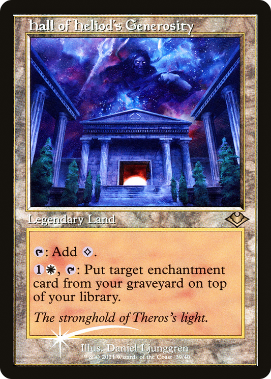 Hall of Heliod's Generosity (039) (Retro Frame) - Foil Etched