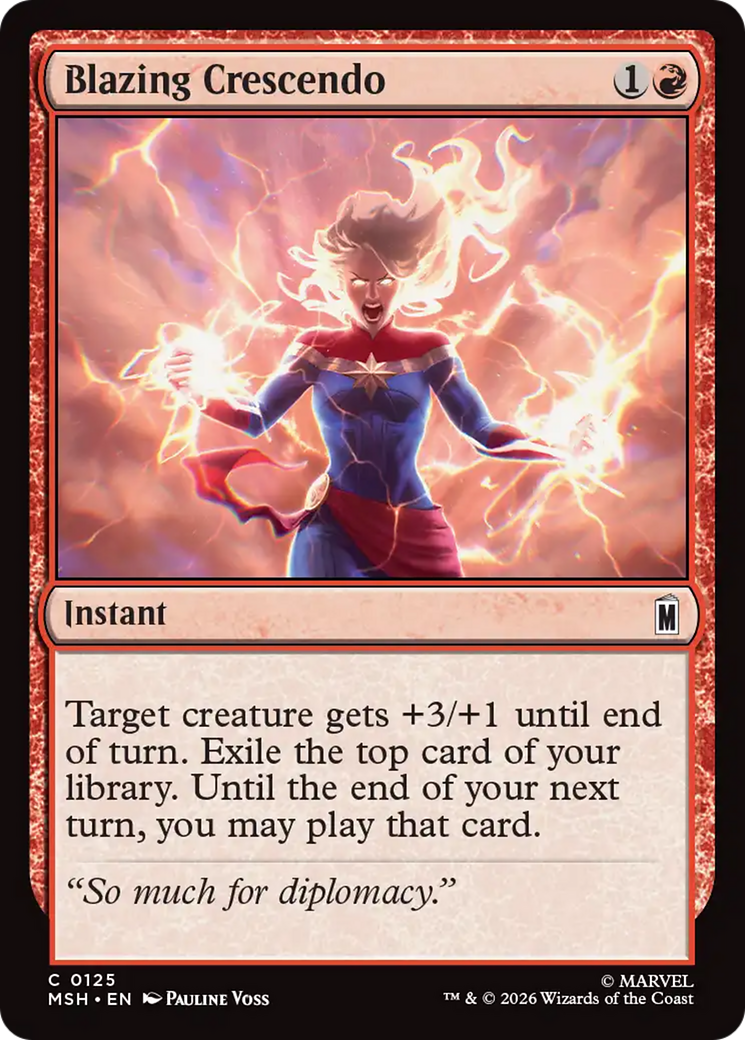 Blazing Crescendo (MSH) - Foil