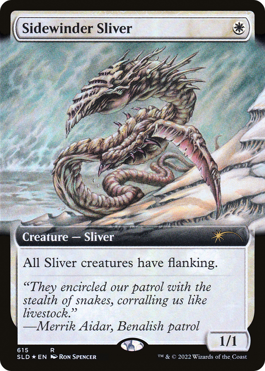 Sidewinder Sliver (615) (Extended Art) - Foil