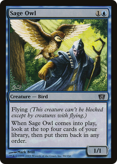 Sage Owl - Foil