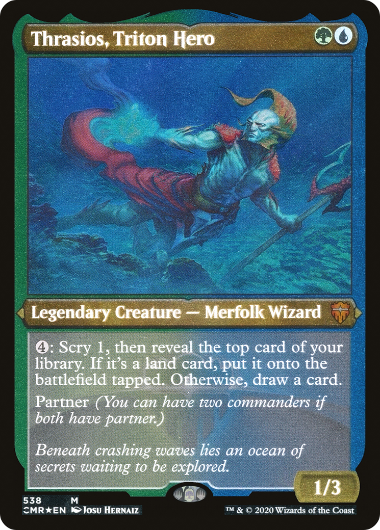 Thrasios, Triton Hero - Foil Etched