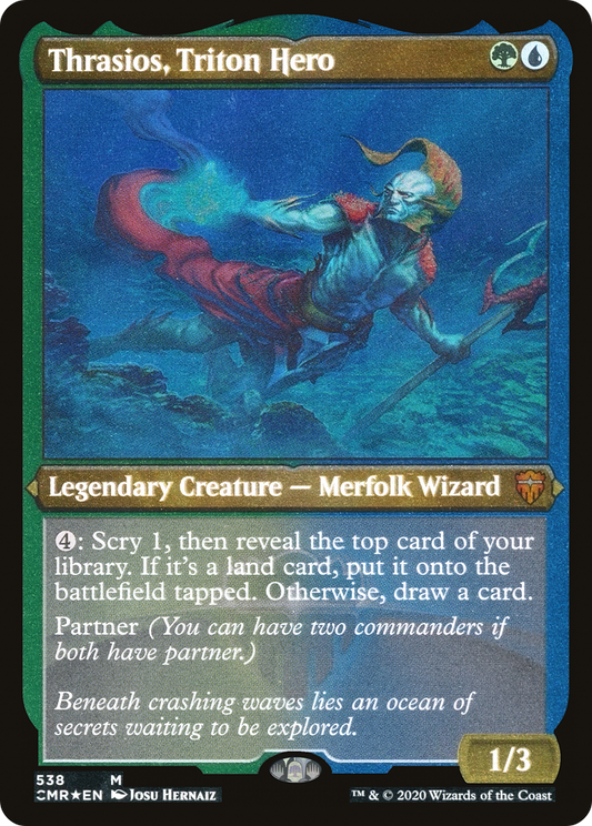 Thrasios, Triton Hero - Foil Etched