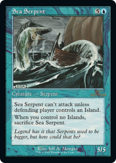 Sea Serpent (Retro Frame)
