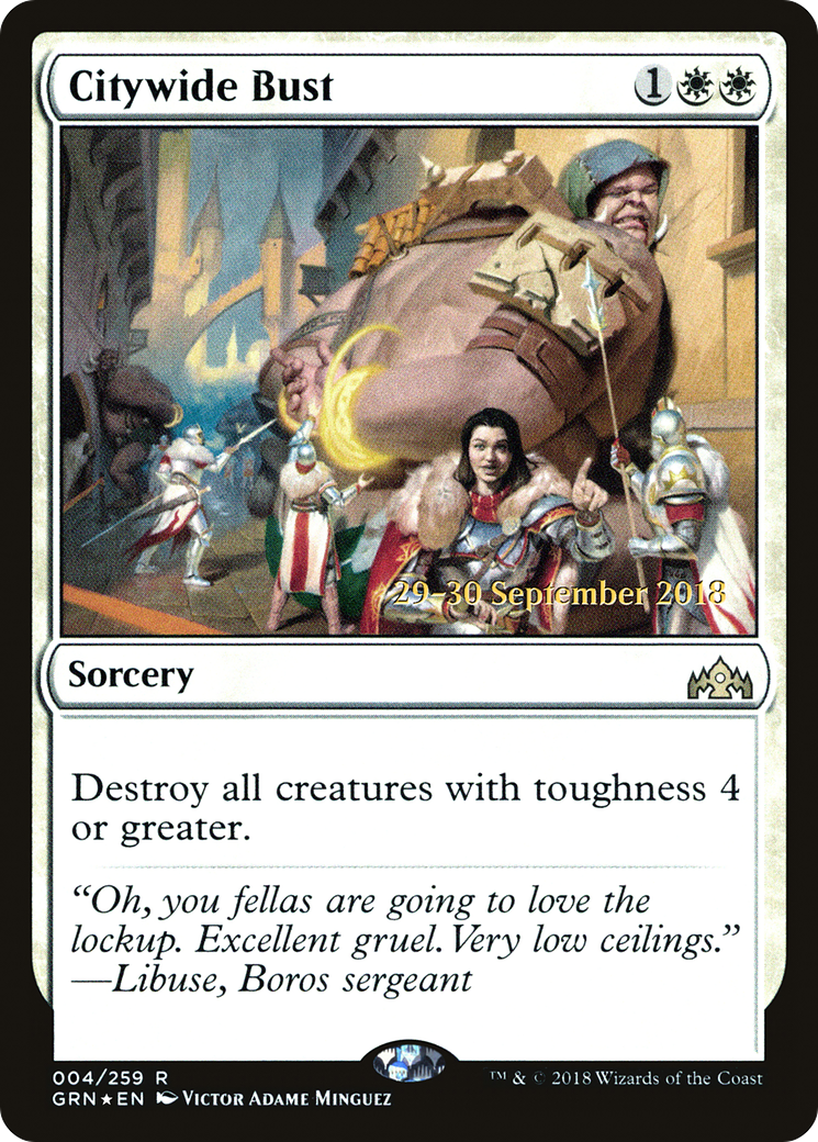 Citywide Bust (004) (Prerelease) - Foil