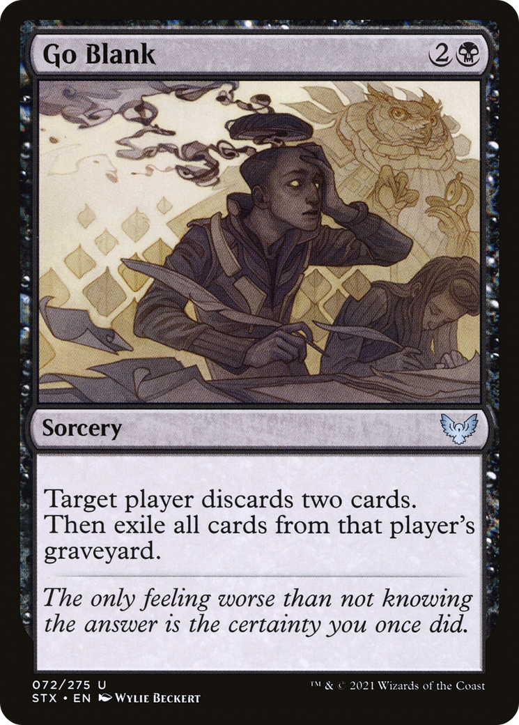 Go Blank - Foil